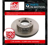 febi bilstein 39346 Brake Disc Set (2 Brake Disc) front, internally ventilated, No. of Holes 5
