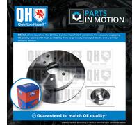 2x Brake Discs Pair Vented fits NISSAN PATHFINDER R51 2.5D Rear 2005 on YD25DDTi