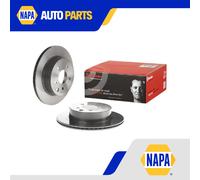 2x Brake Discs Pair Vented fits NISSAN QASHQAI J10 1.6 Rear 07 to 13 HR16DE Set