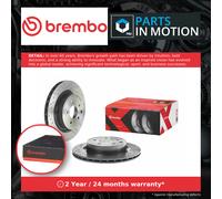 2x Brake Discs Pair Vented fits NISSAN SKYLINE R33, R34 2.6 Rear 94 to 08 322mm