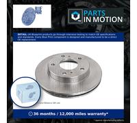 2x Brake Discs Pair Vented Front 250mm ADN14394 Blue Print Set 402069C000 New