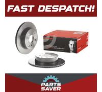2x Brake Discs Pair Vented fits NISSAN X-TRAIL 2.0 Rear 2001 on 292mm Set Brembo