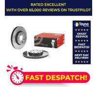 2x Brake Discs Pair Vented fits OPEL ADAM M13 1.0 Front 14 to 18 257mm Set New