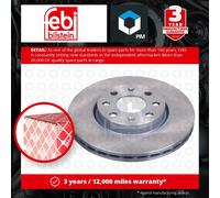 2x Brake Discs Pair Vented fits OPEL ADAM M13 Front 1.0 1.2 1.4 12 to 19 257mm