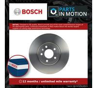 2x Brake Discs Pair Vented fits OPEL ASTRA J Front 09 to 20 321mm Set Bosch New