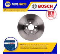 2x Brake Discs Pair Vented fits OPEL COMBO Front 1.4 1.6 1.3D 1.7D 01 to 12 Set