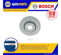 2x Brake Discs Pair Vented fits OPEL CORSA D, E Front 06 to 19 308mm Set Bosch
