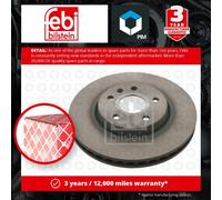 2x Brake Discs Pair Vented Front 321mm 39196 Febi Set 13501320 0569064 0569083