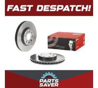 2x Brake Discs Pair Vented fits OPEL MERIVA A 1.6 Front 03 to 10 Z16SE 260mm Set