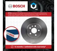 2x Brake Discs Pair Vented fits OPEL MOKKA X J13 1.6D Front 18 to 20 D16DTH Set