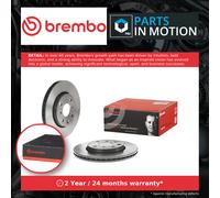 2x Brake Discs Pair Vented fits PEUGEOT 108 VTi 1.0 Front 2014 on CFB(1KR) 247mm