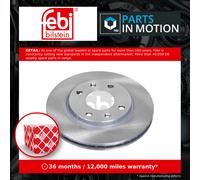 febi bilstein 10316 Brake Disc Set (2 Brake Disc) front, internally ventilated, No. of Holes 4