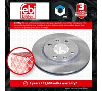 febi bilstein 10316 Brake Disc Set (2 Brake Disc) front, internally ventilated, No. of Holes 4