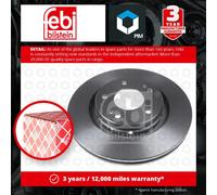 2x Brake Discs Pair Vented fits MITSUBISHI OUTLANDER Mk2, Mk3 2.2D Front 2006 on