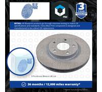 Pair of Front Brake Disc Fits Dodge Avenger Caliber Mitsubi Blue Print ADA104309
