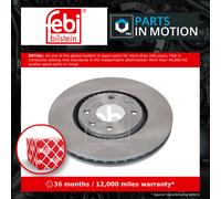 2x Brake Discs Pair Vented Front 283mm 10679 Febi Set 4246L8 4246N0 4246R7 New