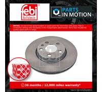2x Brake Discs Pair Vented Front 257.5mm 12036 Febi Set 4246H8 E169013 4249L4