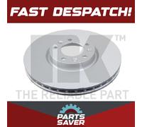 2x Brake Discs Pair Vented fits PEUGEOT PARTNER K9 Front 1.2 1.5D 1.6D 2018 on