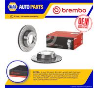 2x Brake Discs Pair Vented fits PORSCHE 718 BOXTER 982 2.5 Rear 2016 on 299mm