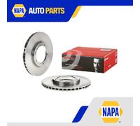 2x Brake Discs Pair Vented fits PORSCHE 911 CARRERA 2.7 Front 72 to 79 282mm Set