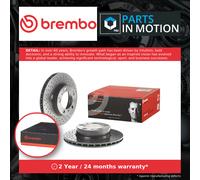 2x Brake Discs Pair Vented fits PORSCHE CAYMAN 987 2.7 Front 06 to 09 M97.20 Set