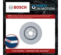 Bosch Brake Disc Front Diameter 325mm 63.5mm Vented 30mm 0986479D79