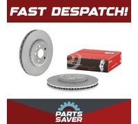 2x Brake Discs Pair Vented fits RANGE ROVER EVOQUE L551 1.5 Front 2020 on PT153