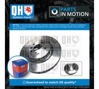 Quinton Hazell Brake Disc/Rotor | Single Disc | Front | 5 Bolt Holes | Internally Vented | BDC5733