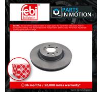 2x Brake Discs Pair Vented Front 360mm 43930 Febi Set LR019988 LR025946 LR038934