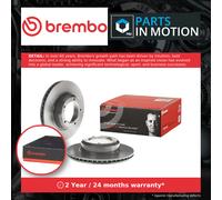 2x Brake Discs Pair Vented fits RANGE ROVER VOGUE 4.3 Front 92 to 94 40D 298mm