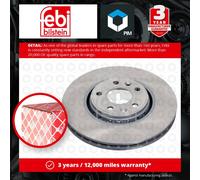 2x Brake Discs Pair Vented fits RENAULT SCENIC Mk3, Mk4 1.6D Front 2011 on 320mm