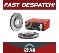 2x Brake Discs Pair Vented fits RENAULT FLUENCE L3 1.6 Front 2010 on 280mm Set