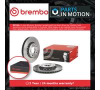2x Brake Discs Pair Vented fits RENAULT GRAND SCENIC Mk3 1.5D Front 09 to 16 Set