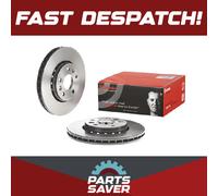 2x Brake Discs Pair Vented fits RENAULT KANGOO FW Front 2011 on 280mm Set Brembo