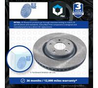 2x Brake Discs Pair Vented Front 319mm ADN143179 Blue Print Set 402064CE0A New