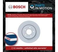 Bosch BD2441 Brake Disc Set - 292 mm Vented High-Carbon Disc - Rear Axle - ECE-R90 Certified - Great Cooling and Noise Suppression, Advanced Corrosion protected - 1 Set of 2 Discs