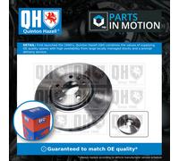 2x Brake Discs Pair Vented fits RENAULT MEGANE Mk4 1.6 Front 2015 on M5M450 Set