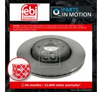 2x Brake Discs Pair Vented fits RENAULT KANGOO Front 1.6 1.9D 2001 on K4M753 Set