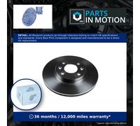 2x Brake Discs Pair Vented fits RENAULT TWINGO Mk1, Mk2 Front 1.2 1.5D 1996 on