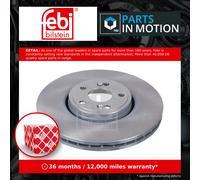 2x Brake Discs Pair Vented fits RENAULT VEL SATIS BJ0, BJ0S 3.0D Front 02 to 09