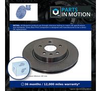 2x Brake Discs Pair Vented fits SAAB 9-5 YS3G 1.6 Rear 10 to 12 A16LET 315mm Set