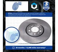 2x Brake Discs Pair Vented fits SEAT CORDOBA 6L Front 2.0 1.9D 02 to 09 288mm