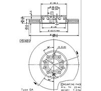 Brembo Brake Discs 10444018A