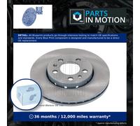 Blue Print ADV184301 Brake Disc Set (2 Brake Disc) front, internally ventilated, No. of Holes 5