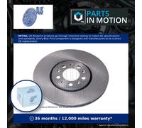 2x Brake Discs Pair Vented fits SEAT CORDOBA 6L Front 2.0 1.9D 02 to 09 288mm