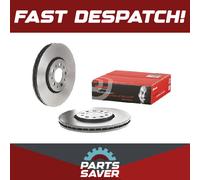 2x Brake Discs Pair Vented fits SEAT IBIZA Front 02 to 17 288mm Set Brembo New