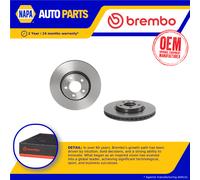 2x Brake Discs Pair Vented fits SEAT IBIZA KJ1 1.0 Front 2017 on 276mm Set New