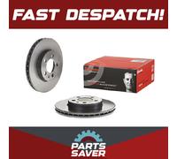 2x Brake Discs Pair Vented fits SEAT IBIZA KJ1 1.6D Front 2017 on 256mm Set New