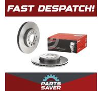 2x Brake Discs Pair Vented fits SEAT LEON 1.4 Front 12 to 20 276mm Set Brembo