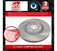 2x Brake Discs Pair Vented fits SKODA OCTAVIA Mk1 1.8 Front 01 to 06 AUQ 312mm